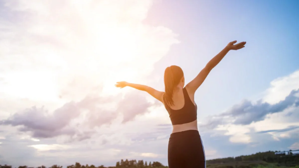 Health and wellness essentials including nutritious food, water, fitness, self-care, healthy habits, and an active lifestyle.